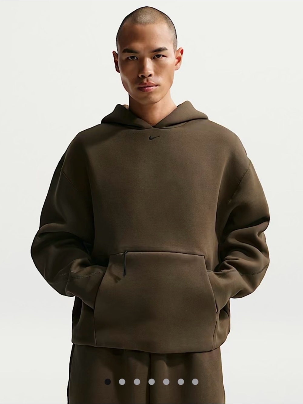 Nike Tech Heavyweight Oversized Cropped Hoodie